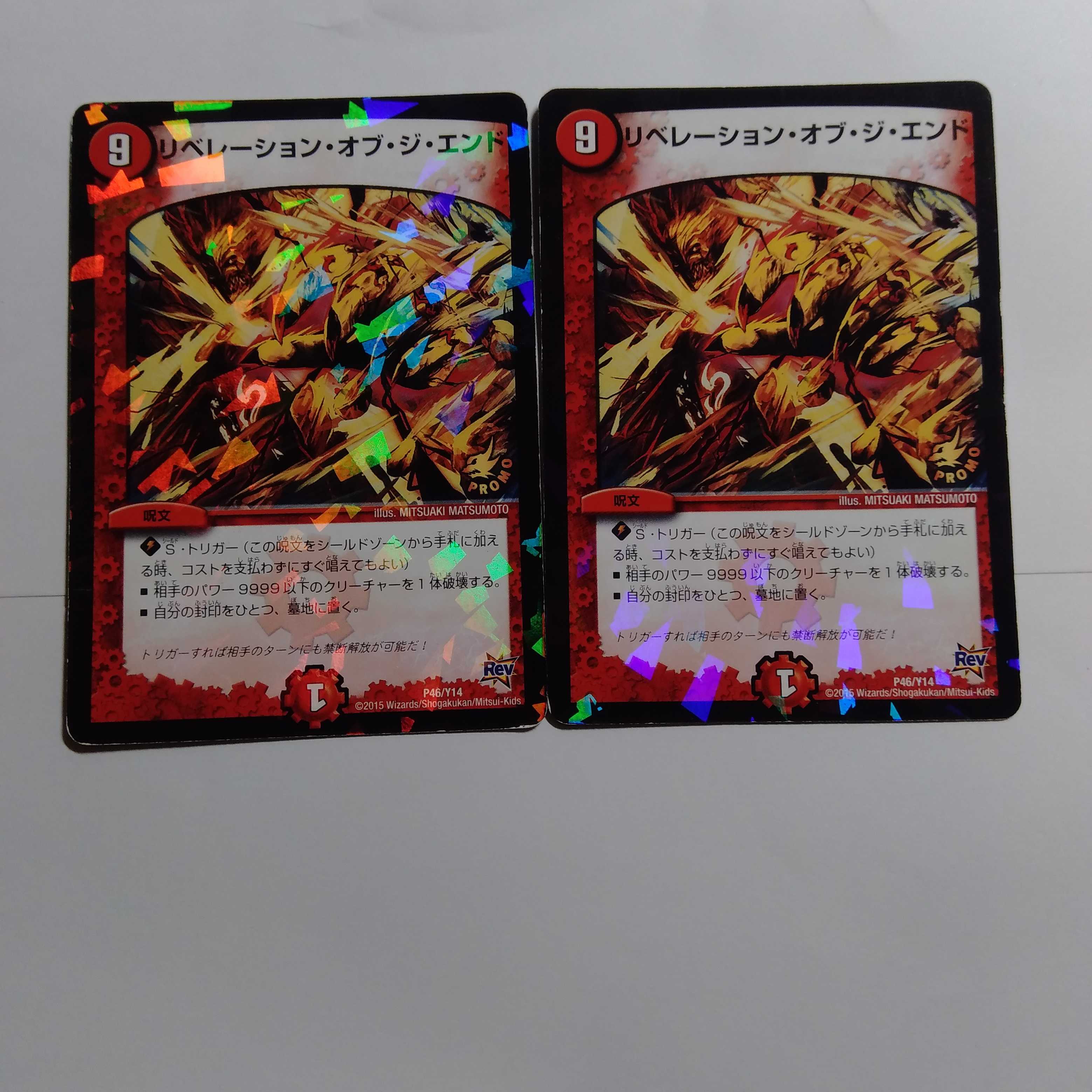 リベレーションオブジエンド　2枚セット