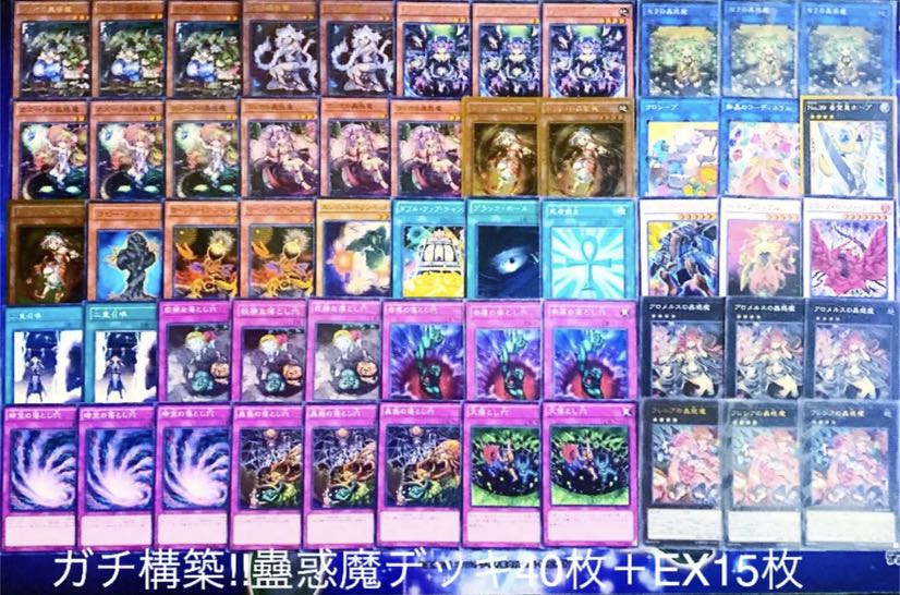 遊戯王 ガチ構築!!蠱惑魔デッキ40枚+EX15枚