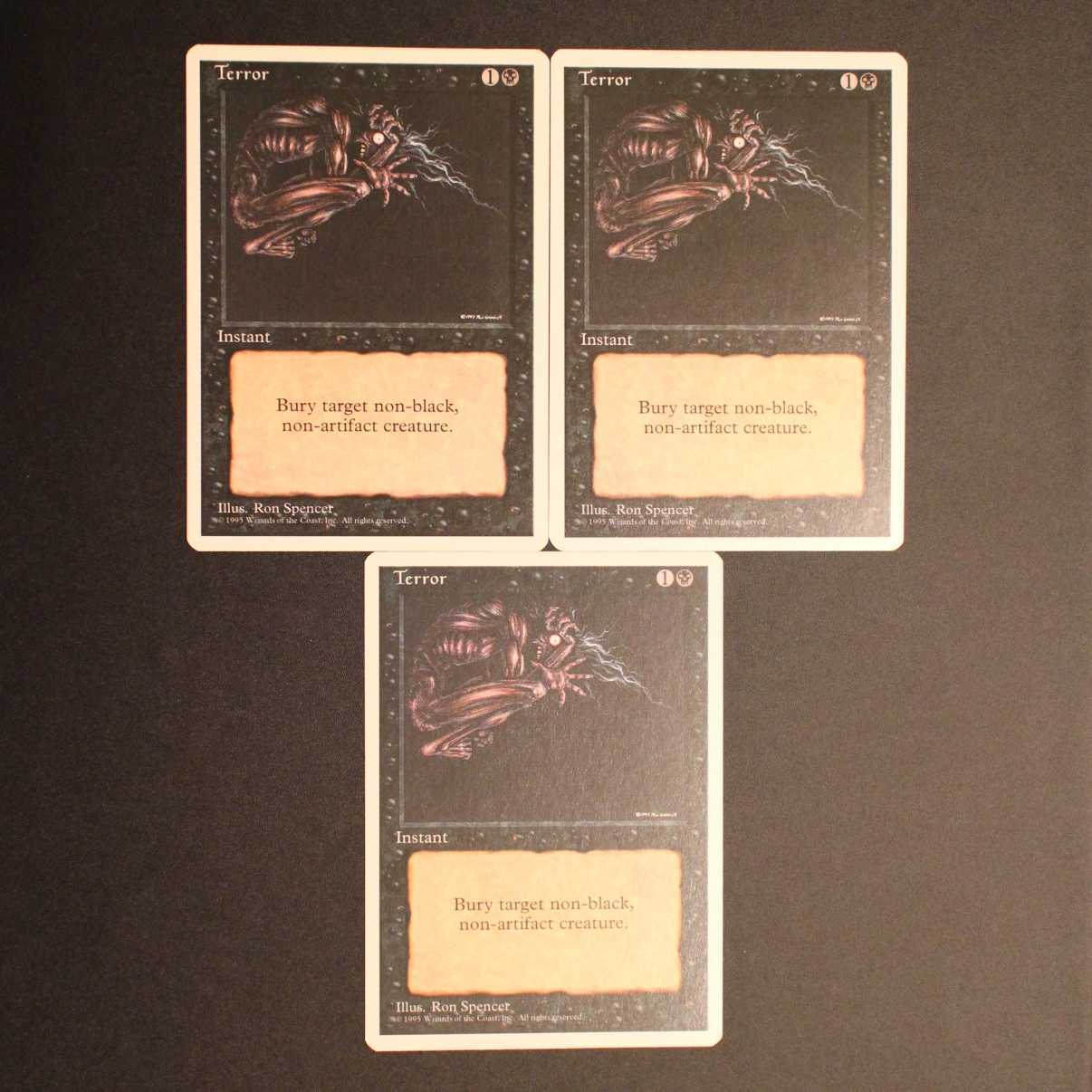 4ED [Terror] English 3-card set