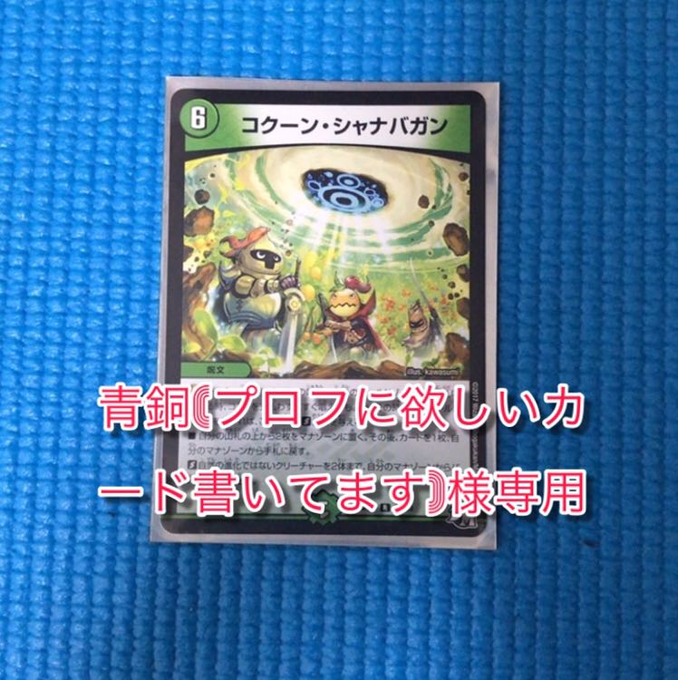 青銅(プロフに欲しいカード書いてます) 様専用