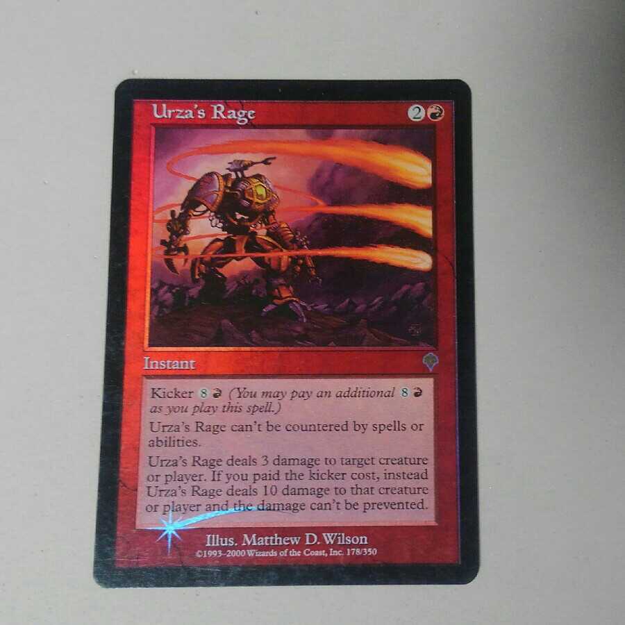 ウルザの激怒　初版FOIL　INV