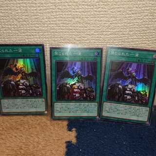 禁じられた一滴 スーパーレア 三枚セット