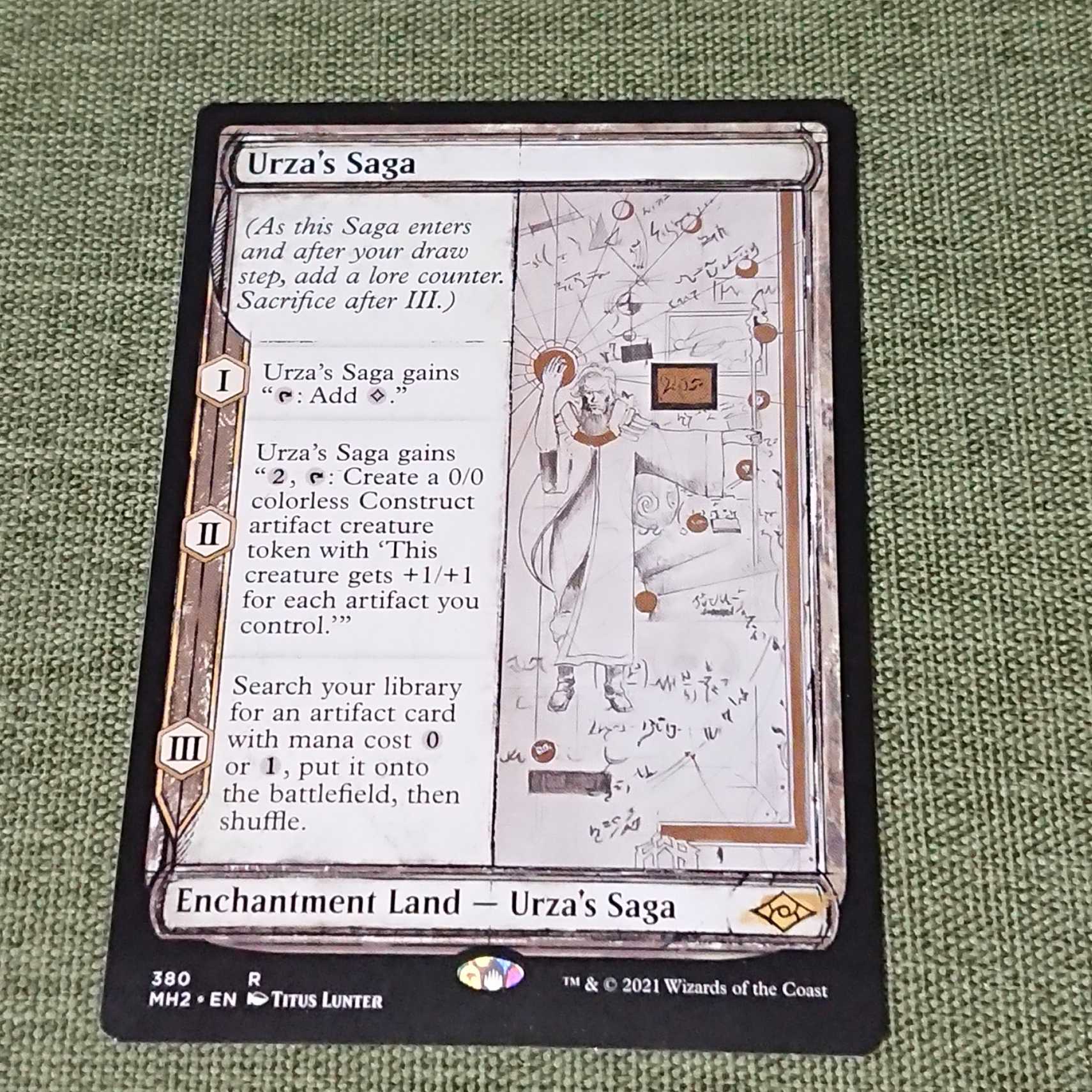 MTG] Urza's Saga (English) Sketch Art