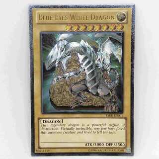 遊戯王 英語 青眼の白龍 YSKR レリーフ レリ ブルーアイズ EX