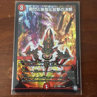 瞬閃と疾駆と双撃の決断