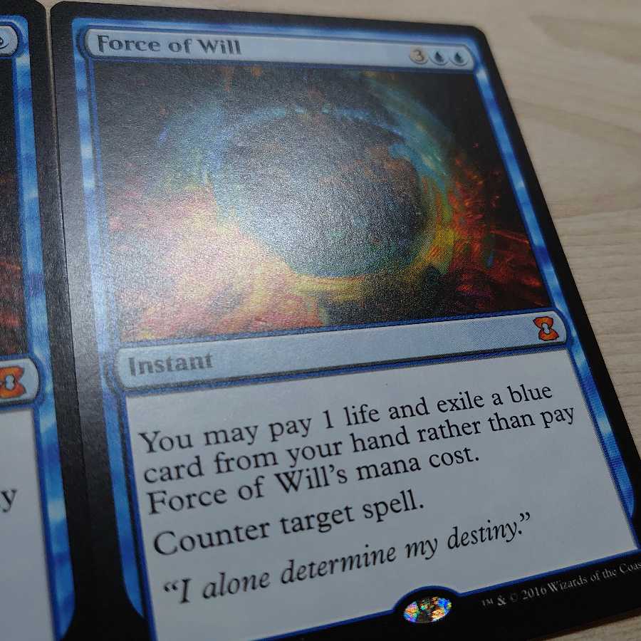 mtg 意志の力 英語3枚