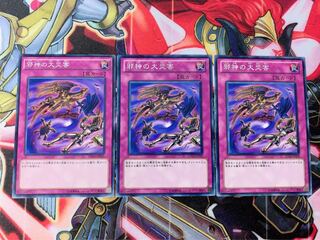 遊戯王 邪神の大災害 ノーマル 3枚