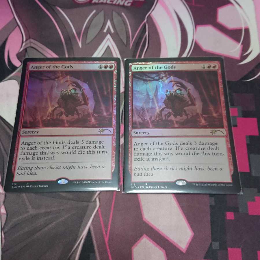 神々の憤怒 Foil 2枚