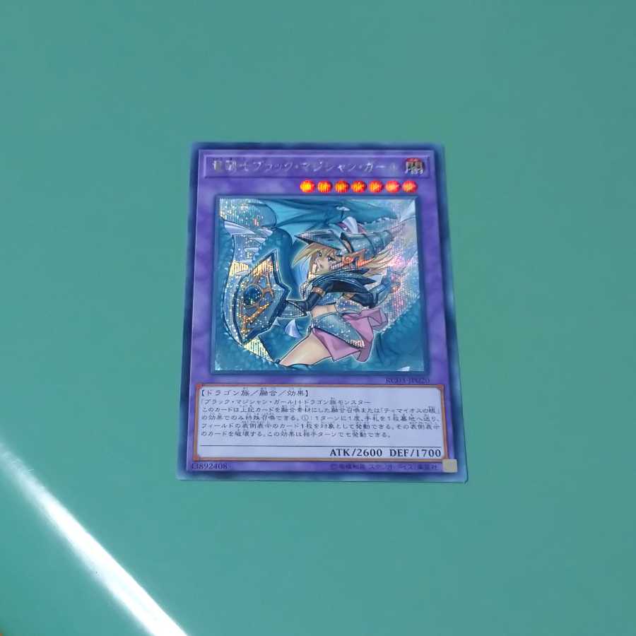 竜騎士ブラック・マジシャン・ガール(新規イラスト) シークレットレア