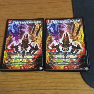 瞬閃と疾駆と双撃の決断 2枚