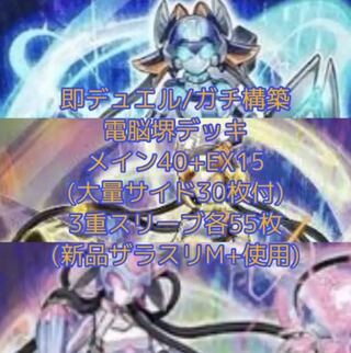 即発送 電脳堺デッキ メイン40+EX15 サイド30枚付