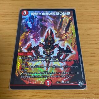 瞬閃と疾駆と双撃の決断