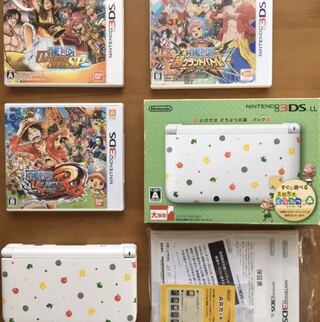 最大値下げ 3DSLLとびだせどうぶつの森パック　ワンピースソフト3本