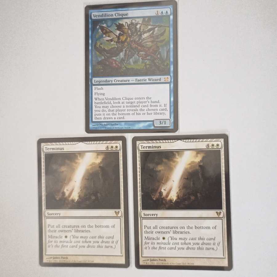MTG ヴェンディリオン三人衆1枚、終末2枚