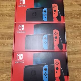 新品未使用　Nintendo Switch ネオンブルー/ネオンレッド　3台