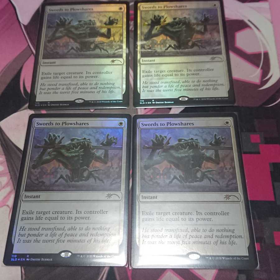 剣を鍬に secret lair Foil 4枚