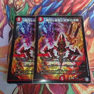 瞬閃と疾駆と双撃の決断