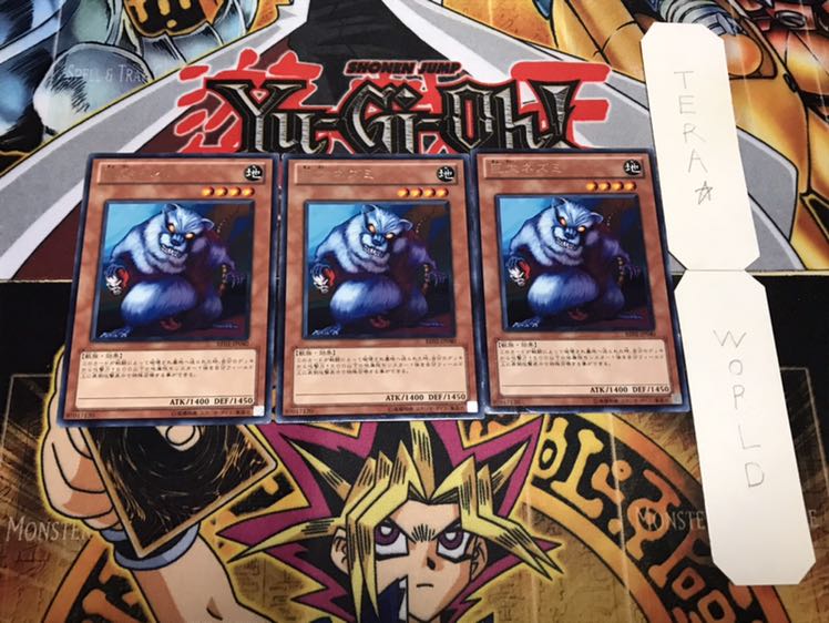 Giant Rat rare, set of 3, Terra