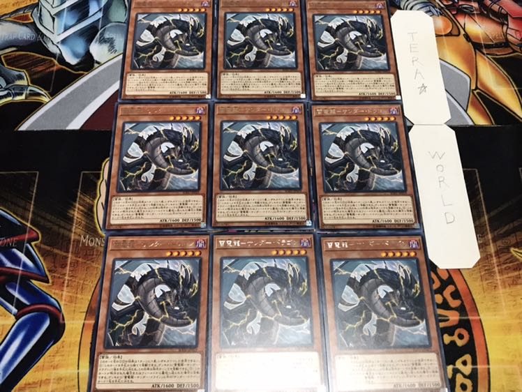 雷電龍-サンダー・ドラゴン レア 9枚セット てら