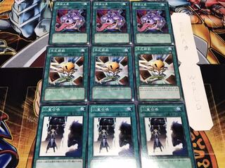 二重召喚 手札断殺 貪欲な壺 ノーマル 各3枚セット まとめ てら