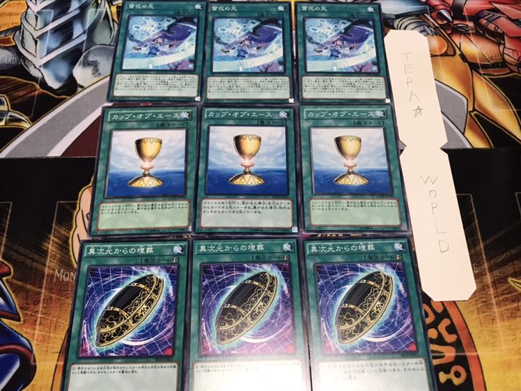 異次元からの埋葬 カップ 雪花の光 ノーマル 各3枚セット まとめ てら