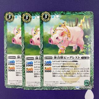 休音獣ピッグレスト 3枚