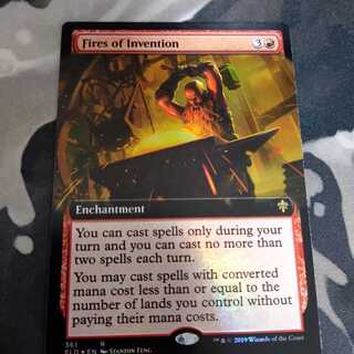 創案の火　英　foil　ショーケース枠 1枚