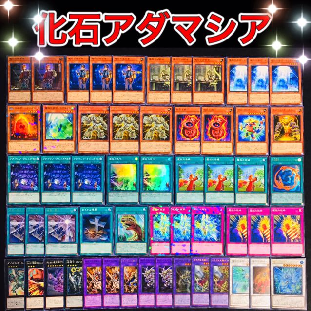 遊戯王　化石　アダマシア　デッキ　魔救