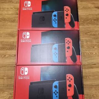 新品未使用　Nintendo Switch ネオンブルー/ネオンレッド　3台
