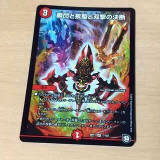 瞬閃と疾駆と双撃の決断