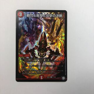 瞬閃と疾駆と双撃の決断