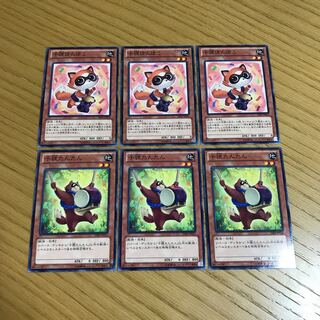 Ponpoko Baby Raccoon Tantan 6-piece set