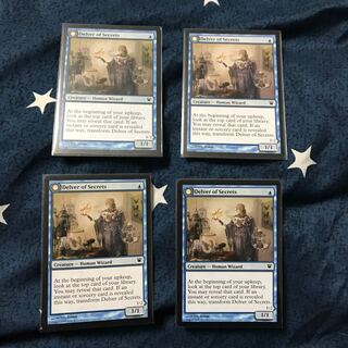 MTG 秘密を掘り下げる者　英語版　４枚セット