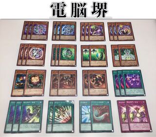 最新本格構築【電脳堺】デッキ メイン＆EX15枚＆スリーブ