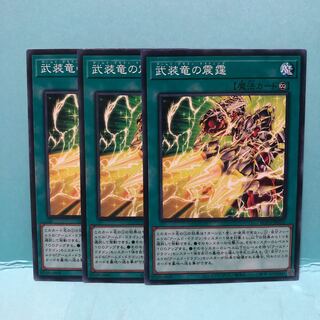 武装竜の震霆 ノーマル　3枚　マホ子