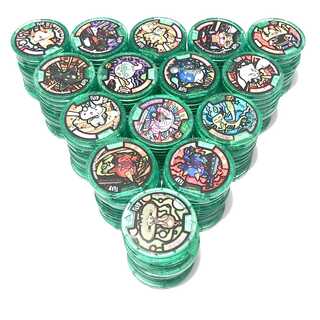 【QR登録不明】 妖怪ウォッチ☆妖怪メダル まとめ 150枚セット