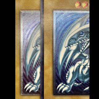 【希少、青艶】青眼の白龍　レリーフ