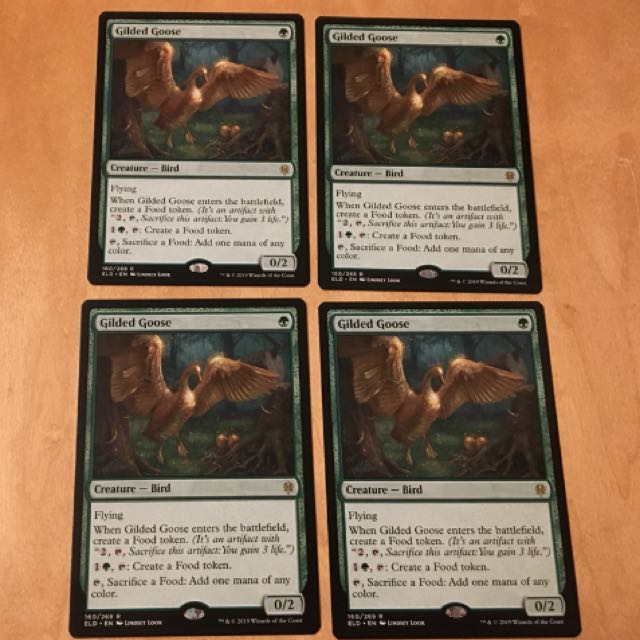 金のガチョウ 英4枚セット