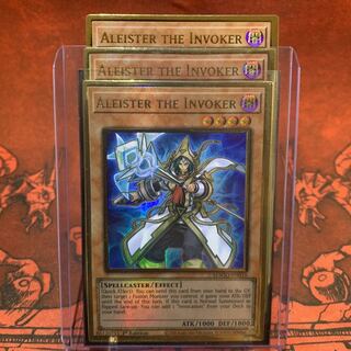 Yu-Gi-Oh [English Version] Aleister the Invoker Pre-Gol Set of 3