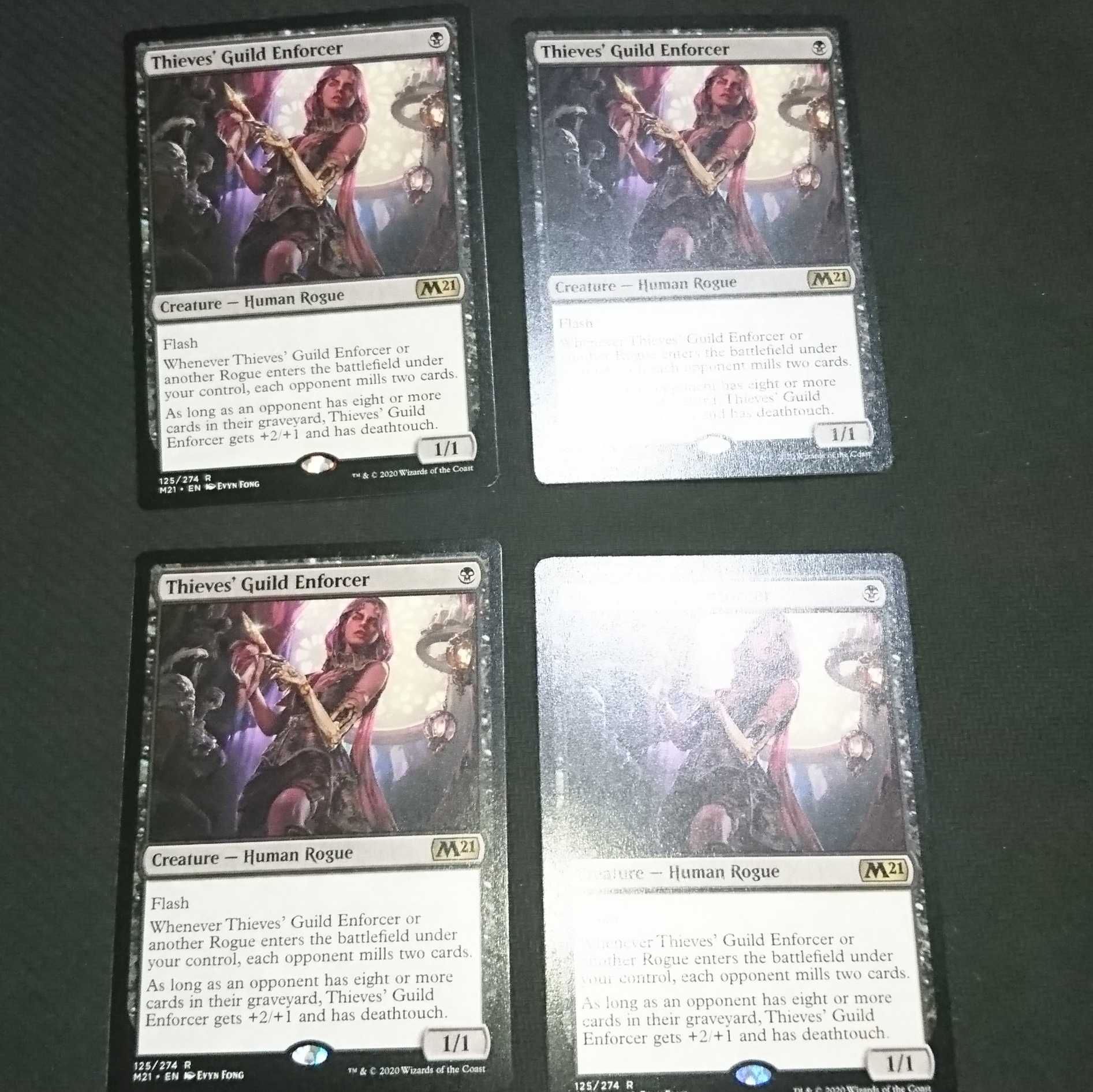 盗賊ギルドの処罰者 英語版四枚セット