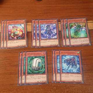 Cyberverse normal card set including Lady Debug, 15 cards of 5 different types.