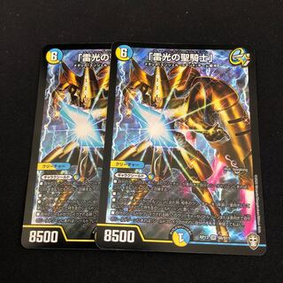 「雷光の聖騎士」　２枚