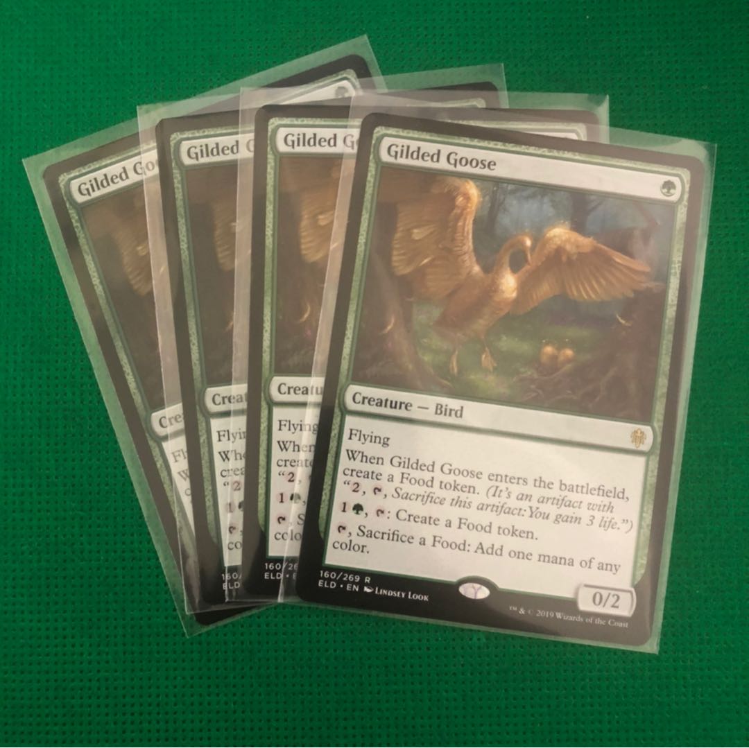 金のガチョウ 英語版 4枚