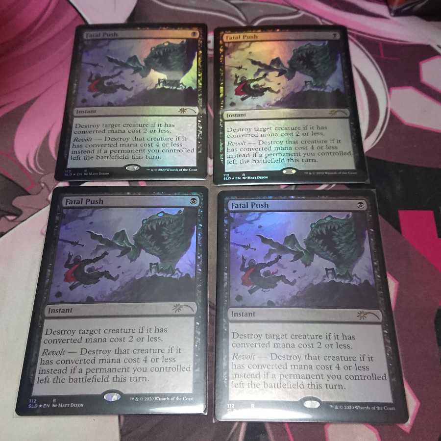 致命的な一押し secret lair Foil 4枚