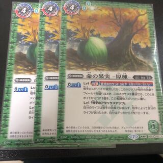 命の果実　原種x3