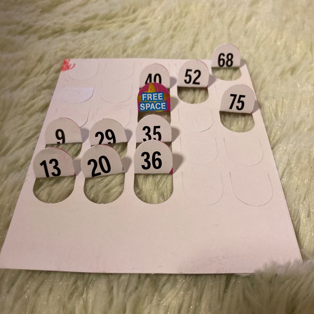 DearNa's様のオリパビンゴ3口