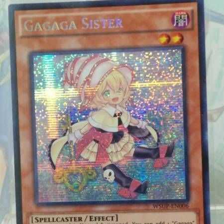 遊戯王 英語 ガガガシスター 1st WSUP シークレット シク