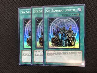 遊戯王 英語 TU 六武衆の結束 3枚 米版 SR スーパー 3枚