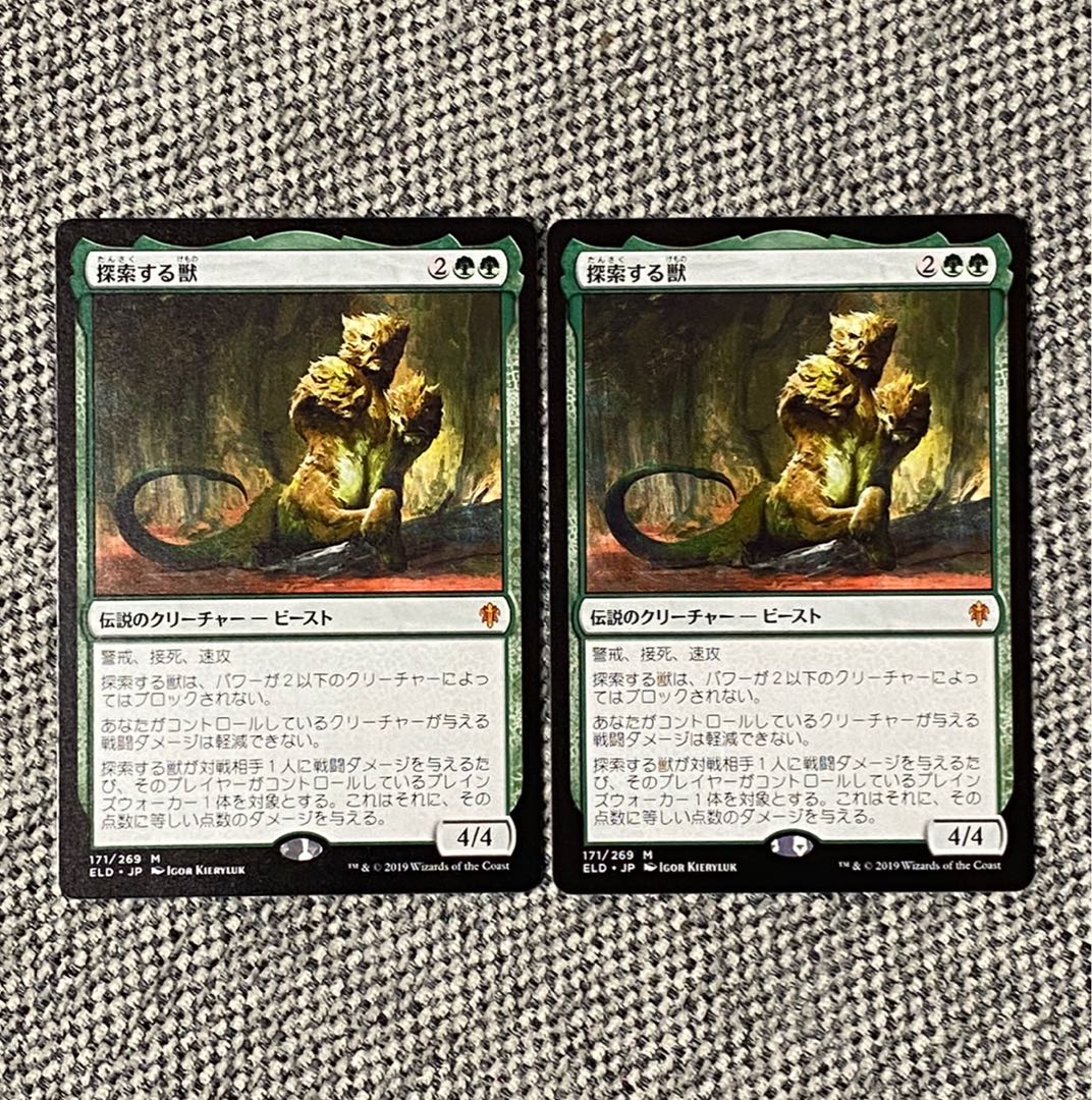 探索する獣［ELD］2枚セット