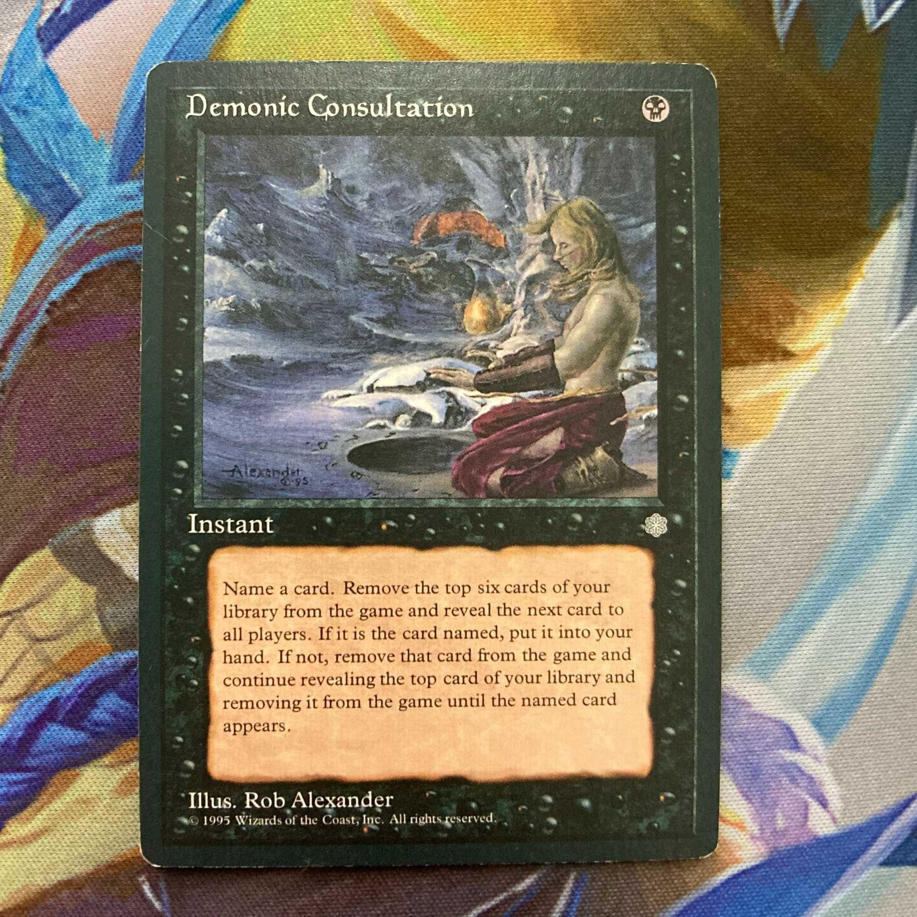 MTG「ICE」悪魔の相談/Demonic Consultation 英語1枚 1枚の通販 amago
